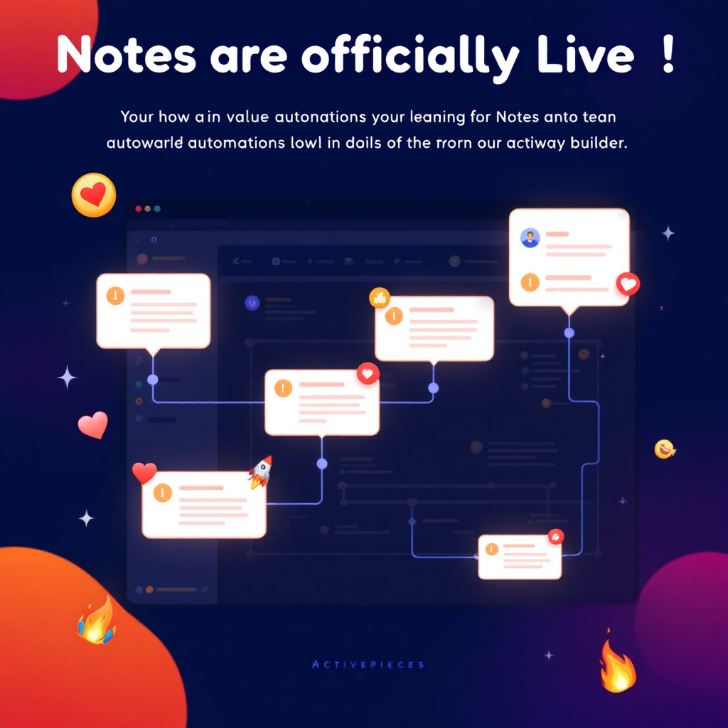 Activepieces Launches Notes Feature in Builder